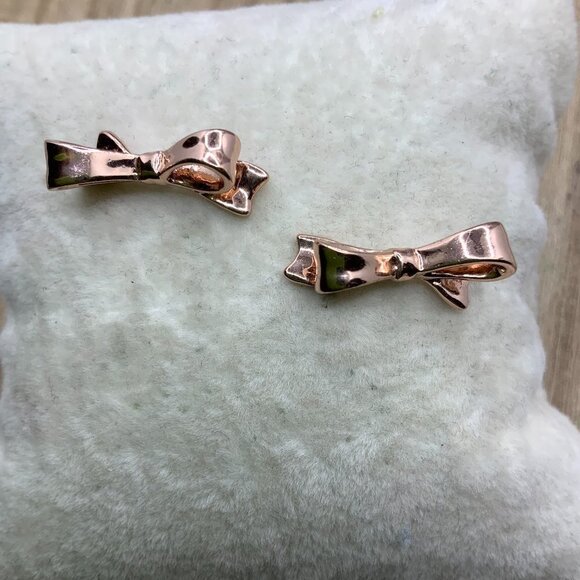 Kate Spade Skinny Mini Rose Gold Stud Earrings - Picture 1 of 6